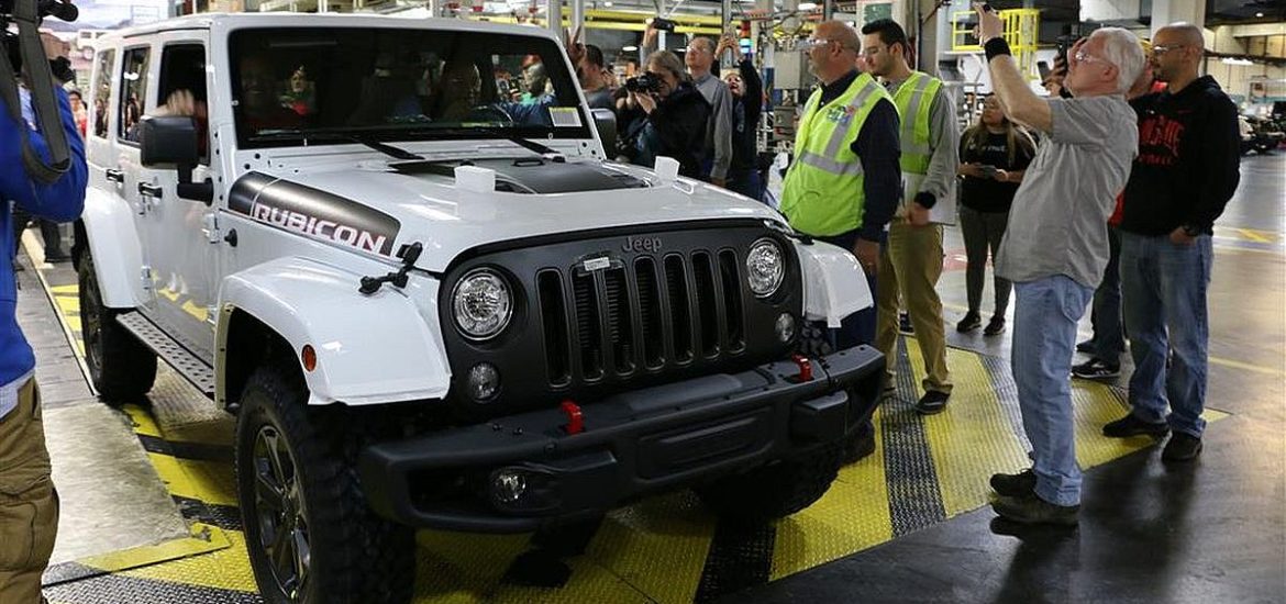 FCA US Werk Toledo baut den letzten Jeep® Wrangler (JK)