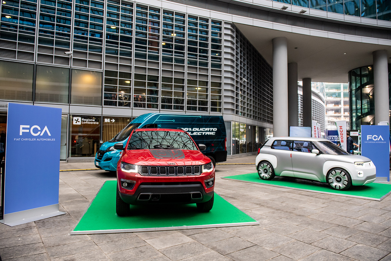 FCA zeigt innovative Technologie auf dem Festival der Elektro-Mobilität in Mailand