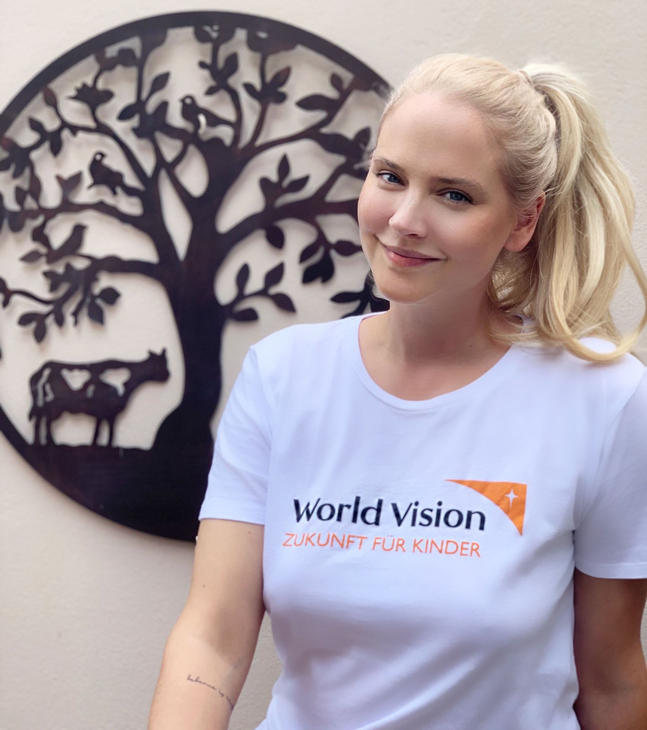 Tiana Pongs ist neue Botschafterin von World Vision