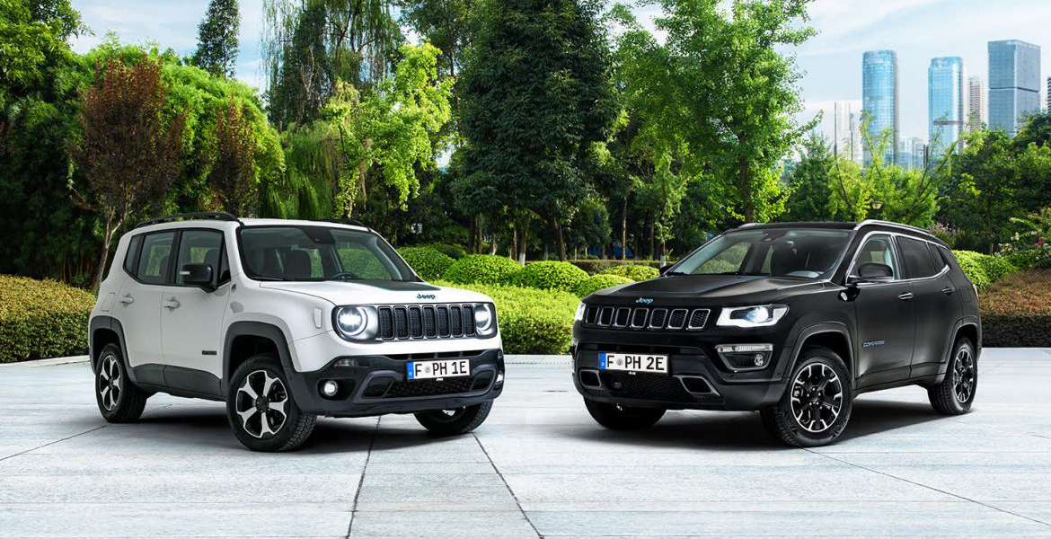 Jeep® Renegade und Compass 4xe „First Edition“: Die neuen Plug-in Hybrid-Modelle (PHEV) von Jeep sind jetzt im Netz zu entdecken