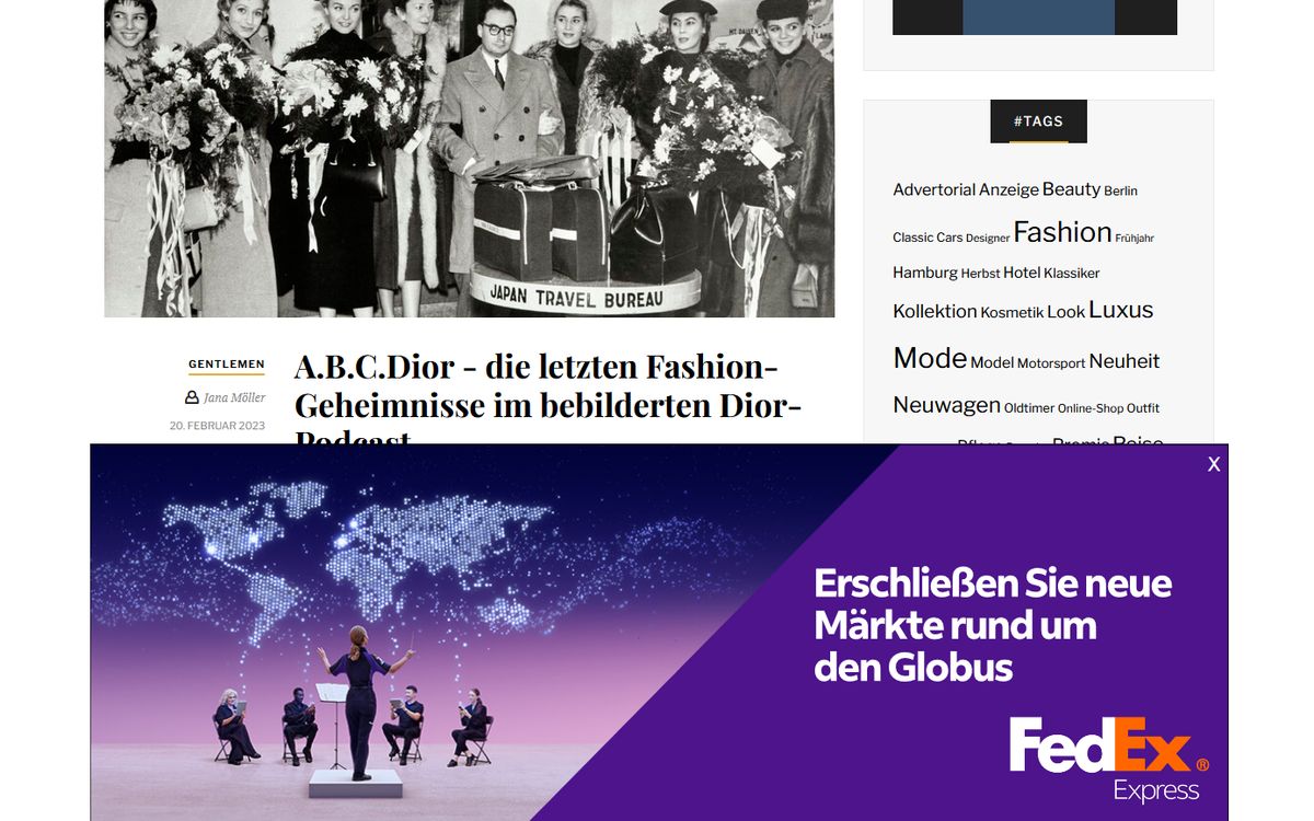 Display Advertising von FedEx