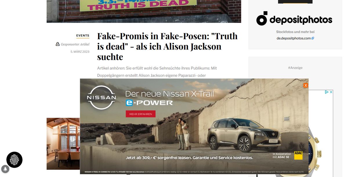 Display Advertising von Nissan 